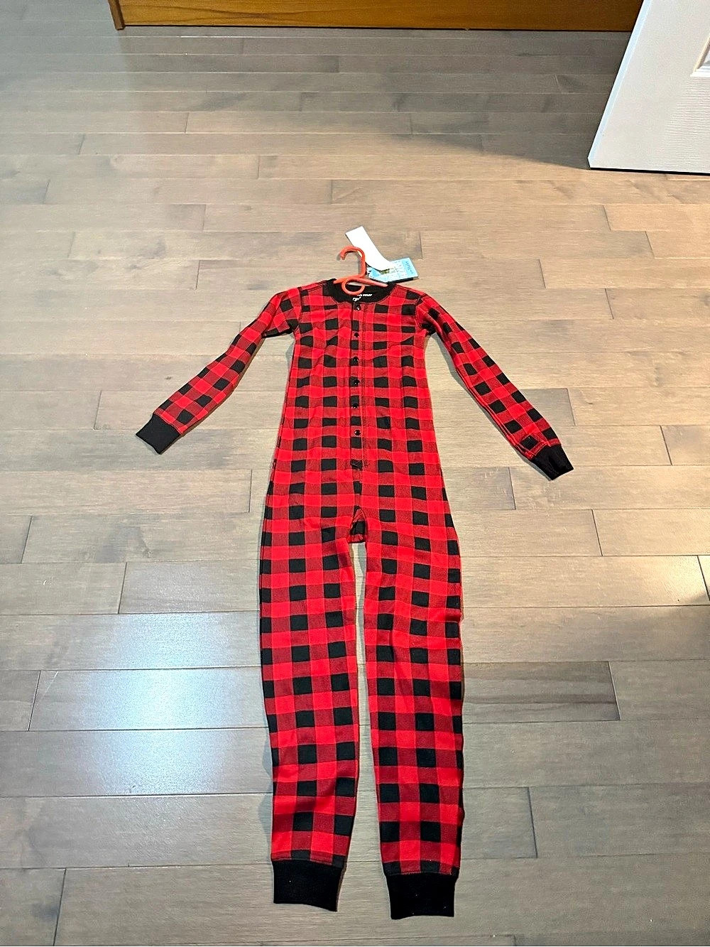 Little Blue House Plaid Moose Pajama Set Size 6 NWT kids